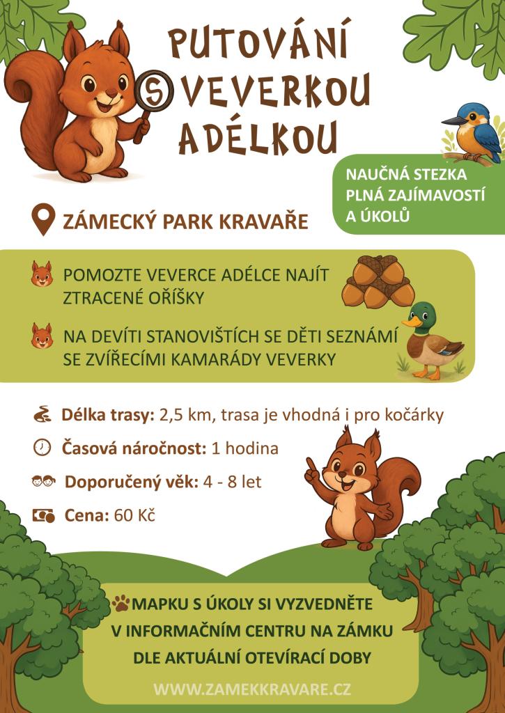 Putování s&nbsp;veverkou Adélkou