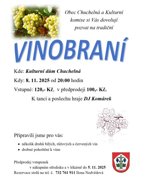 vinobraní v kulturním domě