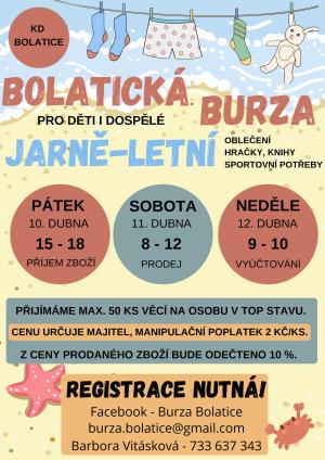 Bolatická burza - plakát