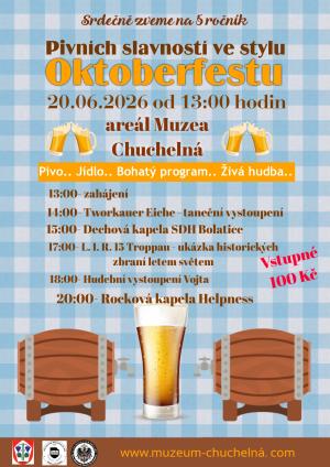 Pivní slavnosti Chuchelná - plakát
