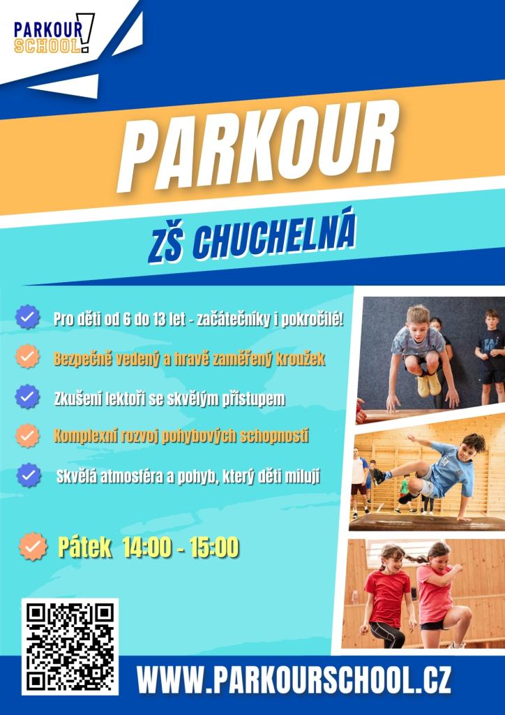 plakát - parkourový kroužek